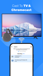 اسکرین شات 2 برنامه Screen Mirroring – Cast to TV