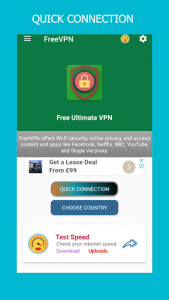 اسکرین شات برنامه Freevpn - Free unlimited vpn proxy 1