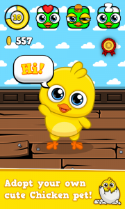 اسکرین شات بازی My Chicken - Virtual Pet Game 1