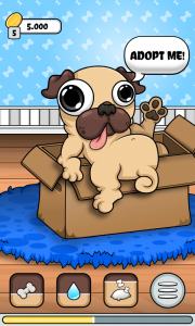 اسکرین شات 1 بازی Pug - My Virtual Pet Dog
