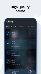اسکرین شات 4 برنامه Frolomuse: MP3 Music Player