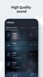 اسکرین شات برنامه Frolomuse: MP3 Music Player 4