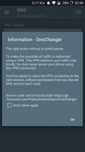اسکرین شات برنامه DNSChanger for IPv4/IPv6 - Open source and ad-free 4