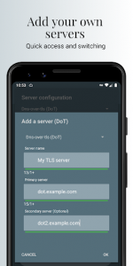 اسکرین شات برنامه Nebulo - DNS Changer for DNS over HTTPS/TLS 5