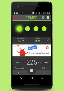 اسکرین شات برنامه Metronome: Tempo Lite 3