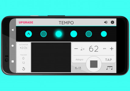 اسکرین شات برنامه Metronome: Tempo Lite 1