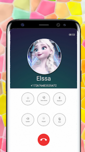 اسکرین شات برنامه Call from Elssa Chat & video call (Simulation) 4