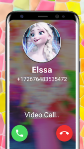 اسکرین شات برنامه Call from Elssa Chat & video call (Simulation) 5