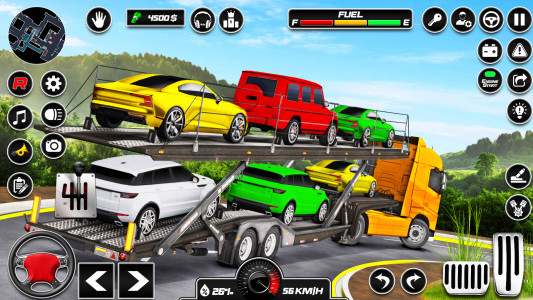 اسکرین شات 3 برنامه Car Transporter 3d:Truck Games