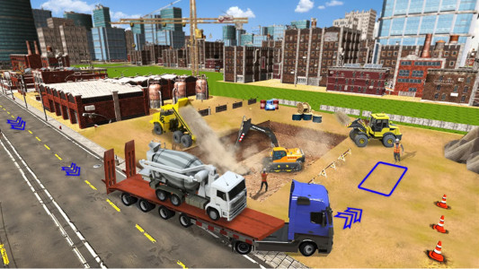 اسکرین شات بازی Excavator Construction Game 2