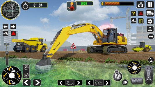 اسکرین شات بازی Excavator Construction Game 1