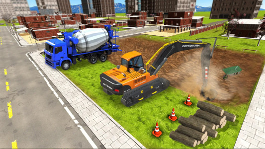 اسکرین شات بازی Excavator Construction Game 7