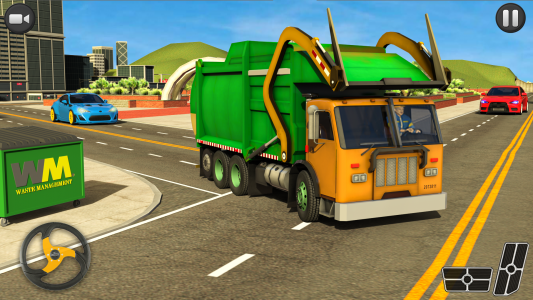 اسکرین شات برنامه Trash Truck Games Simulator 3D 7