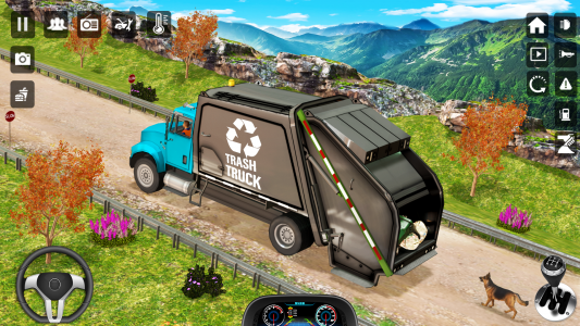 اسکرین شات برنامه Trash Truck Games Simulator 3D 2