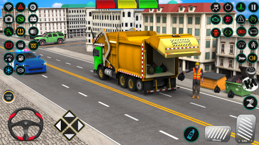 اسکرین شات 8 برنامه Trash Truck Games Simulator 3D