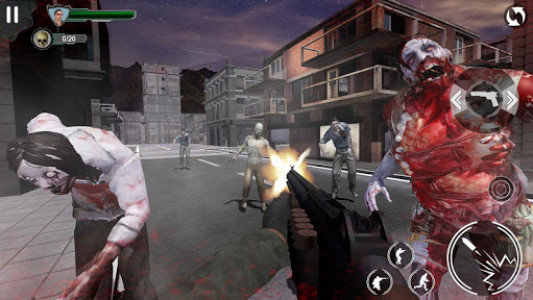 اسکرین شات برنامه Grand Zombie shooting Strike Game 2019 6