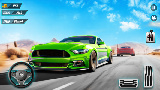اسکرین شات 6 برنامه Highway Car Racing: Car Games