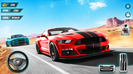 اسکرین شات برنامه Highway Car Racing: Car Games 5