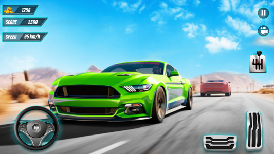 اسکرین شات برنامه Highway Car Racing: Car Games 6