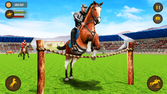 اسکرین شات برنامه Horse Racing Game: Horse Games 5