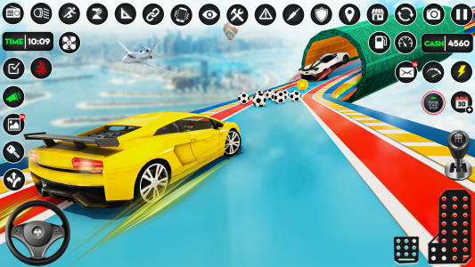 اسکرین شات برنامه Car Stunts Racing 3D-Car Games 1