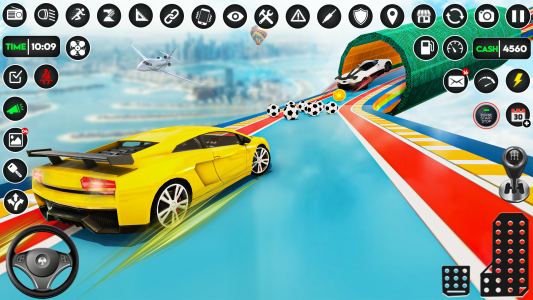 اسکرین شات 1 برنامه Car Stunts Racing: Car Games