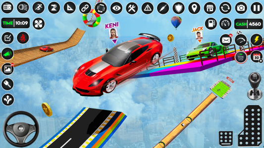 اسکرین شات 6 برنامه Car Stunts Racing: Car Games