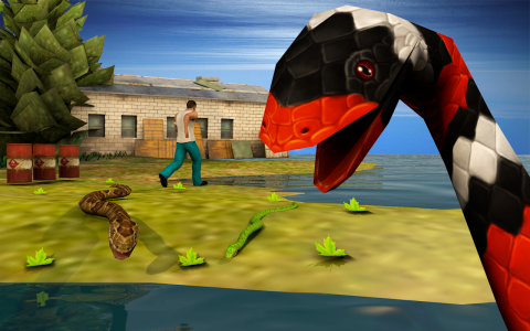 اسکرین شات بازی Snake simulator: Snake Games 3