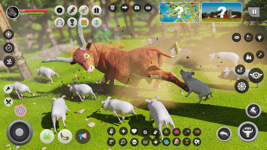 اسکرین شات 5 بازی Wild Battle Craft Bull Games