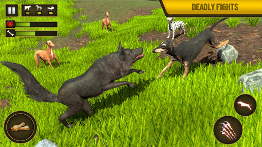 اسکرین شات برنامه Wild Dog Pet Simulator Games 7