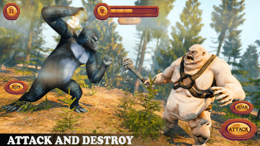 اسکرین شات بازی Wild Forest Gorilla Games 5