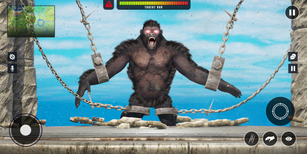 اسکرین شات بازی Wild Forest Gorilla Games 1
