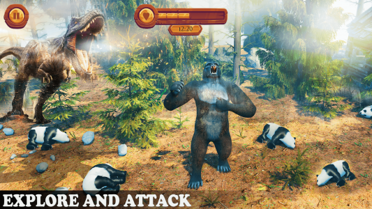 اسکرین شات بازی Wild Forest Gorilla Games 4