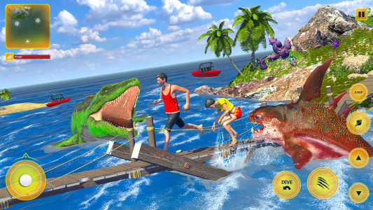 اسکرین شات 7 بازی Angry Shark Games Evolution