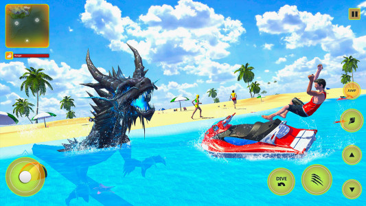 اسکرین شات 2 بازی Angry Shark Games Evolution
