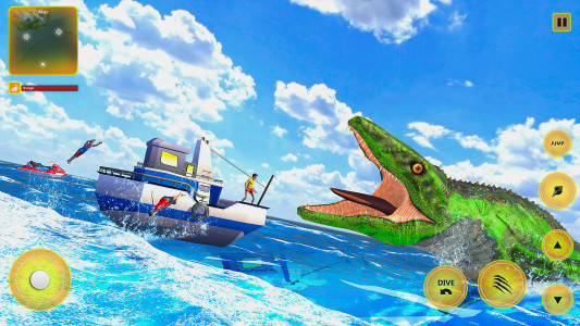 اسکرین شات 4 بازی Angry Shark Games Evolution