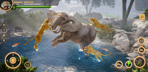 اسکرین شات 4 بازی Wild Cheetah Offline Sim Game