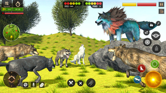 اسکرین شات بازی Wolf Simulator Animal Games 4