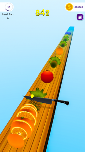اسکرین شات بازی Perfect Fruit Slicer - Veggies Chop slices 3