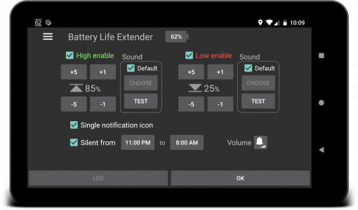 اسکرین شات برنامه Battery Life Extender 3