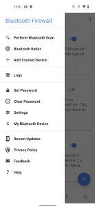 اسکرین شات برنامه Bluetooth Firewall Trial 3