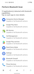 اسکرین شات برنامه Bluetooth Firewall Trial 7