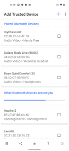 اسکرین شات برنامه Bluetooth Firewall Trial 4