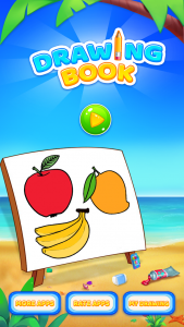 اسکرین شات برنامه Fruits Coloring Book & Drawing 1