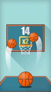 اسکرین شات بازی Basketball FRVR - Dunk Shoot 1