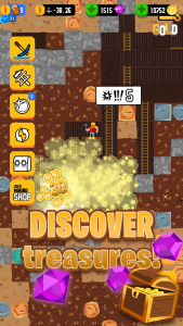 اسکرین شات بازی Gold Digger FRVR - Mine Puzzle 3