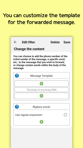 اسکرین شات 4 برنامه SMS Forwarder