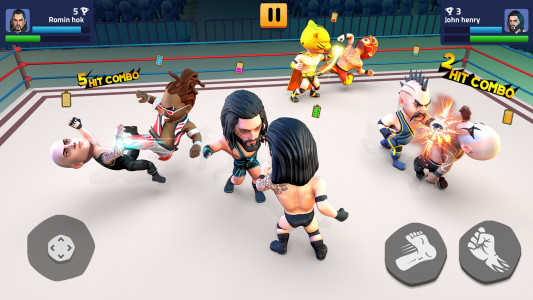 اسکرین شات بازی Rumble Wrestling: Fight Game 1