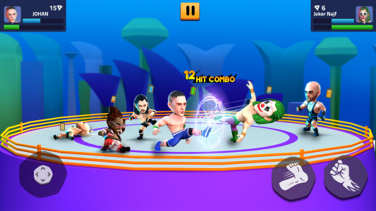 اسکرین شات بازی Rumble Wrestling: Fight Game 2