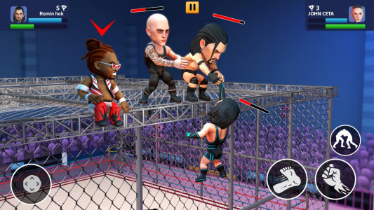 اسکرین شات بازی Rumble Wrestling: Fight Game 1